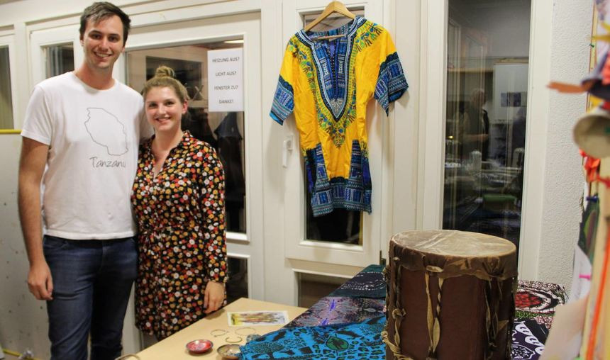 &ldquo;Photo of David Schellhaas and Kirsten Schellhaas at the information evening&rdquo;